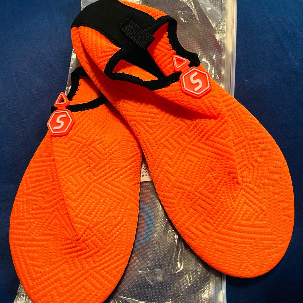 Beautiful water shoes orange